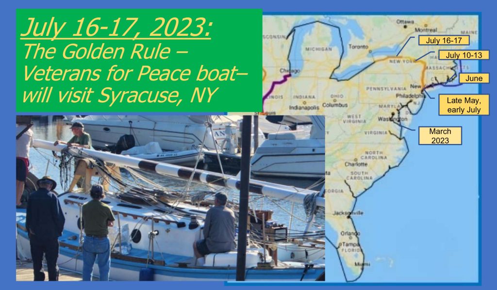 Golden Rule visits Syracuse July 16-17, 2023